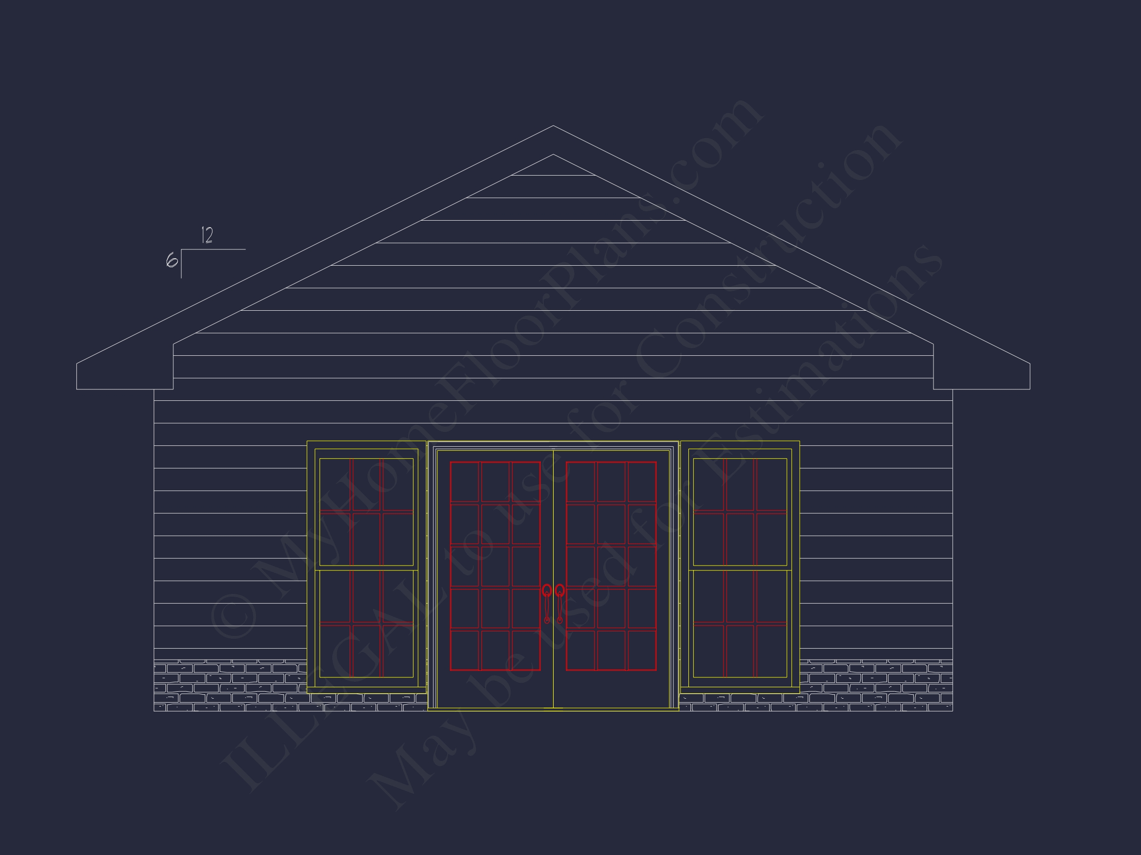 Compact Workshop Plan with CAD Blueprint Architecture