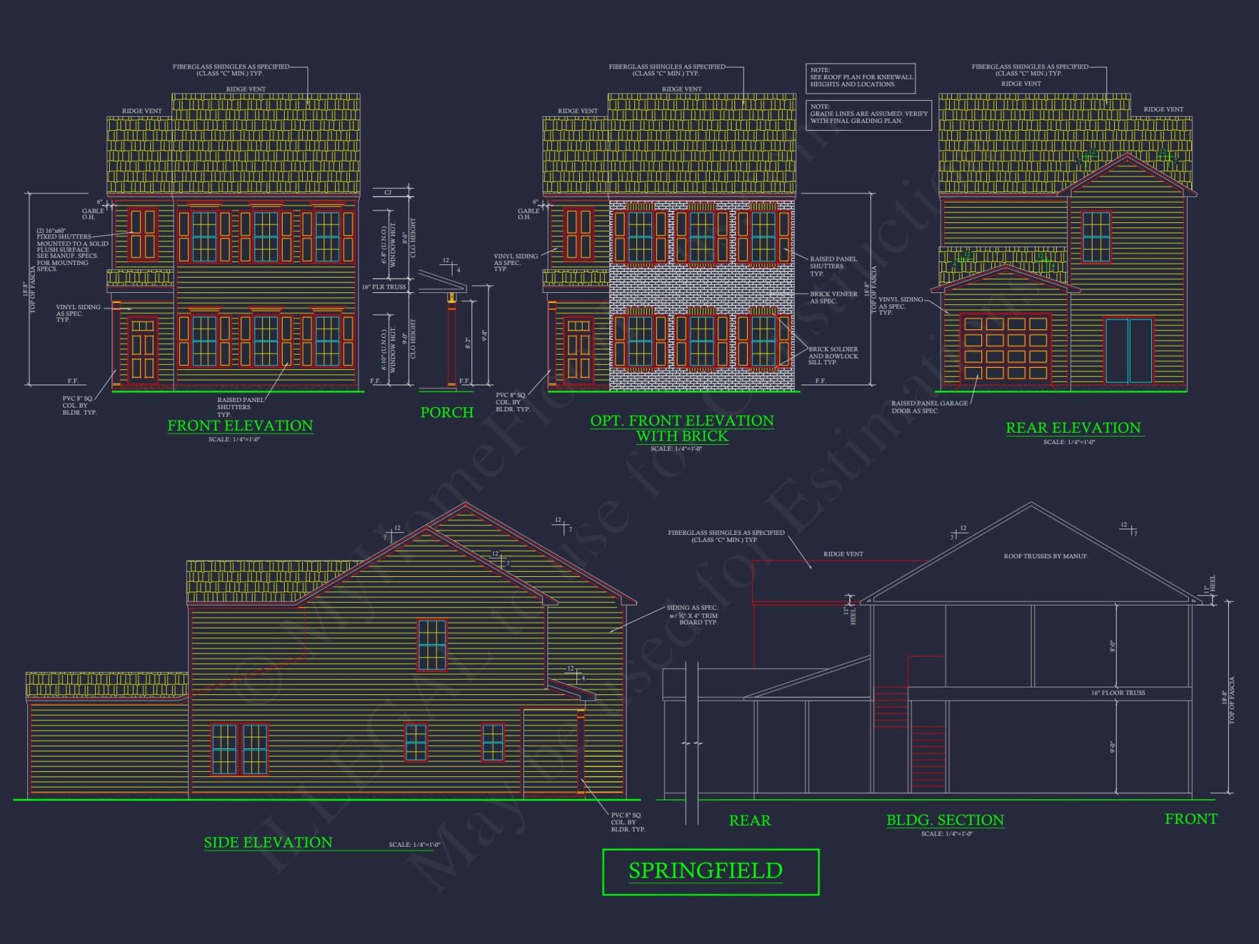 Modern Townhome Floor Plan with CAD Architecture Designs