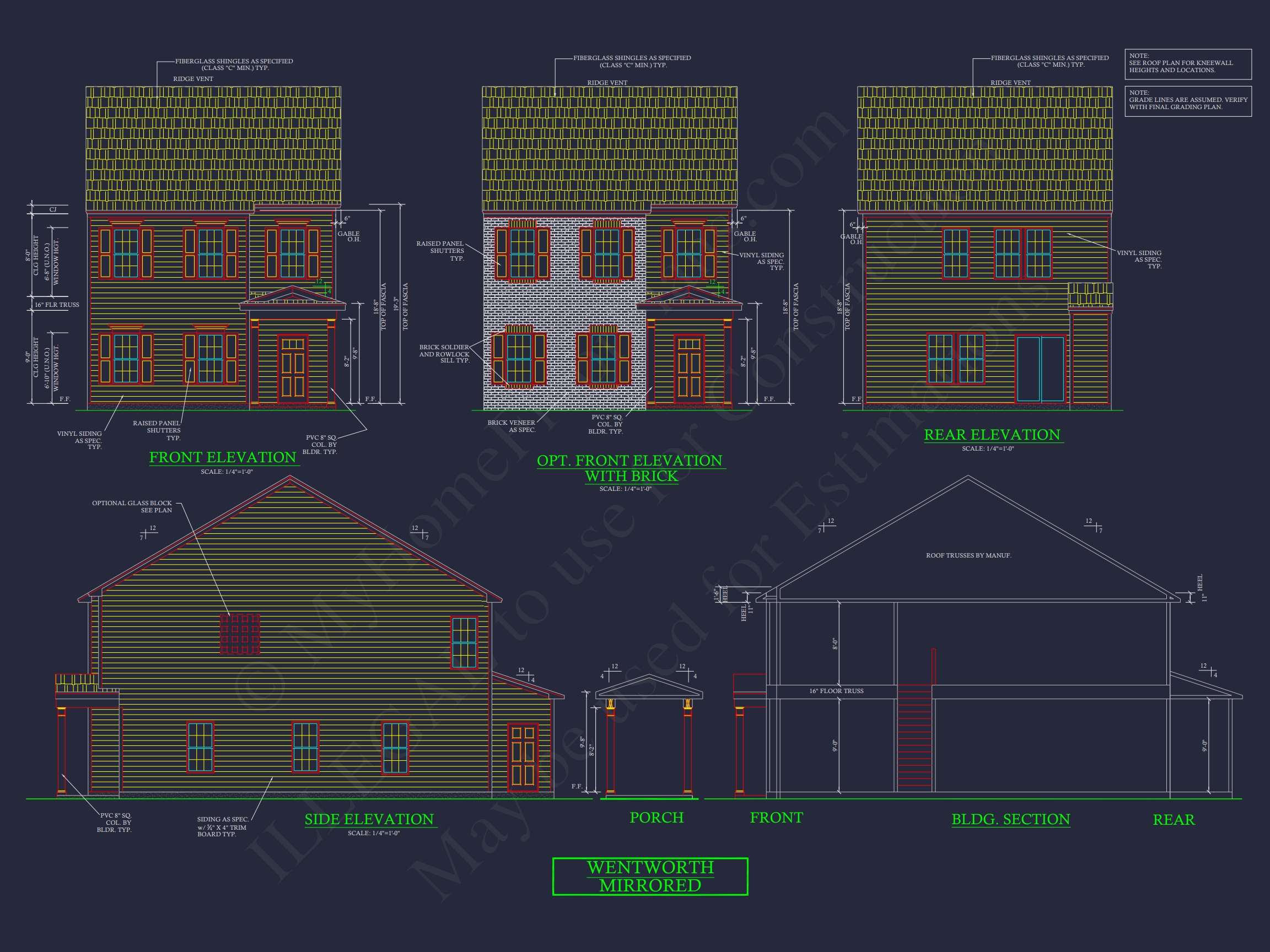 Modern Townhome Floor Plan with CAD Architecture Designs