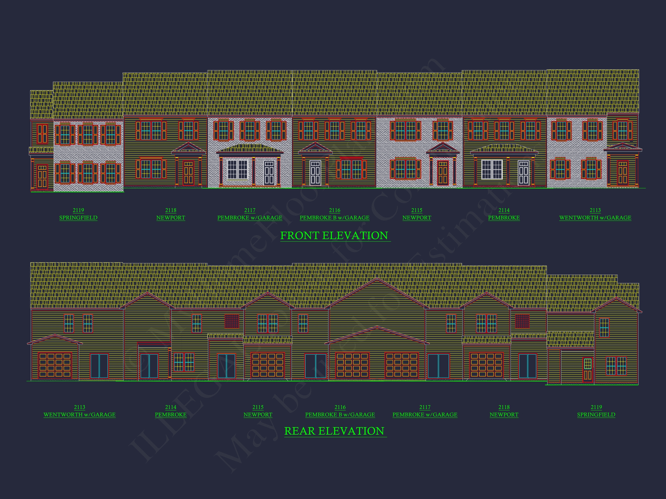 Elegant 2-Story House Plan with Traditional Design