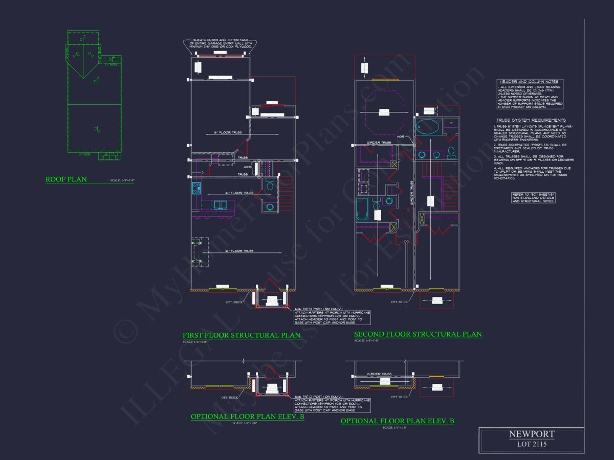 Elegant 2-Story House Plan with Traditional Design