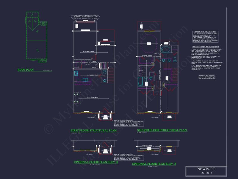Elegant 2-Story House Plan with Traditional Design