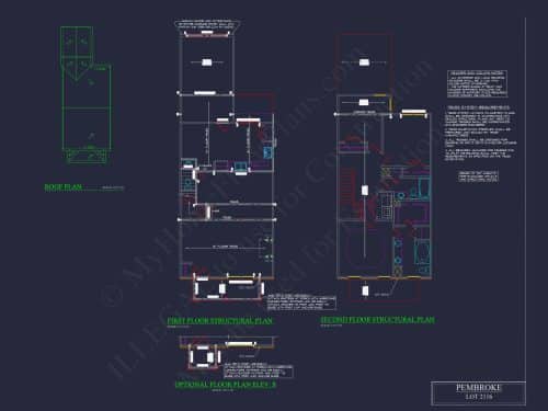 Elegant 2-Story House Plan with Traditional Design