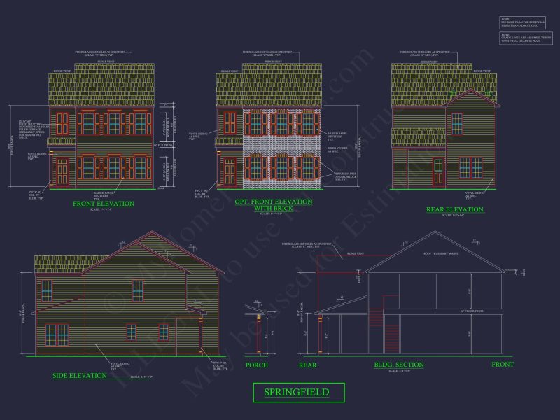 Elegant 2-Story House Plan with Traditional Design