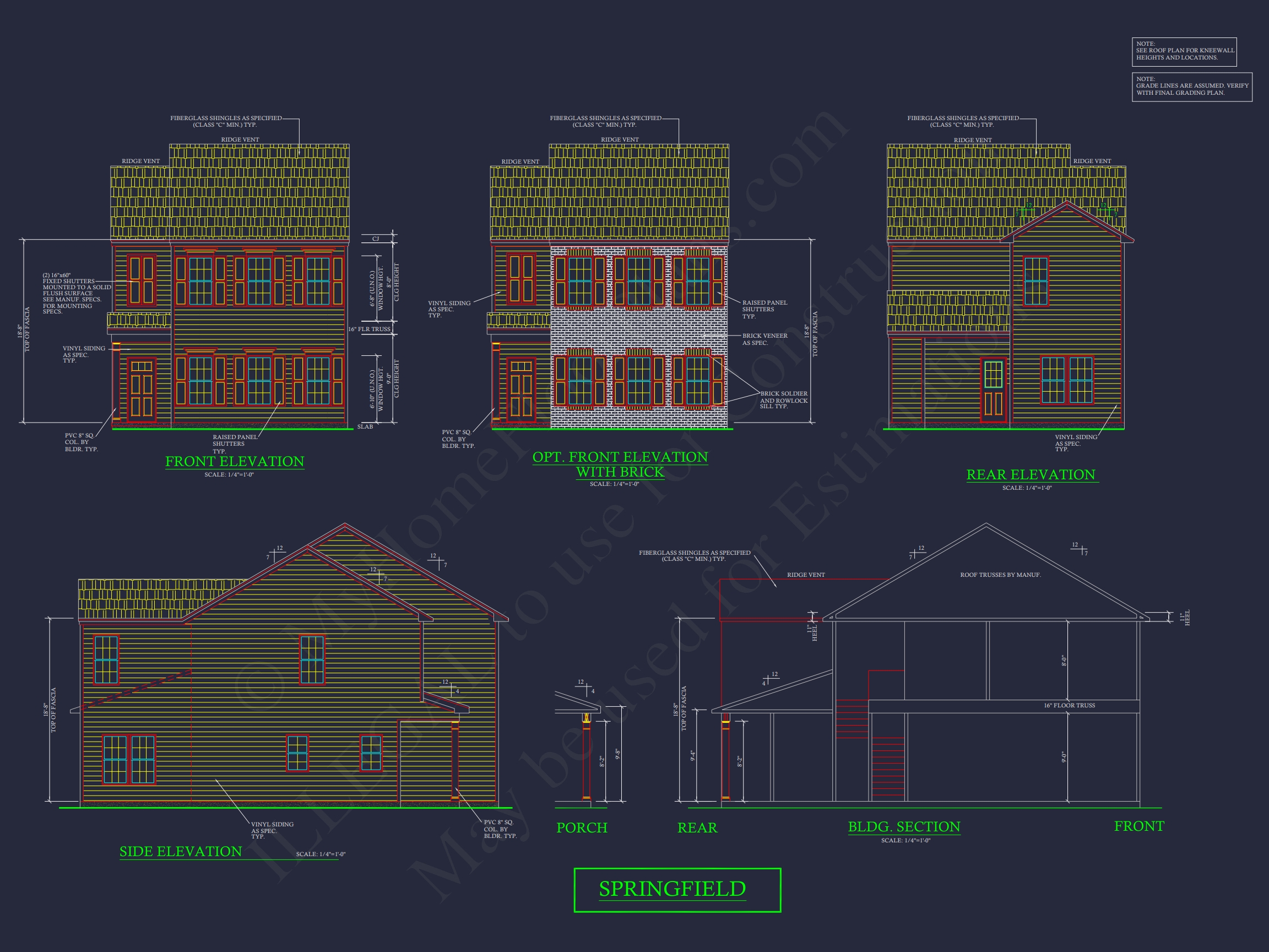 Elegant 2-Story House Plan with Traditional Design