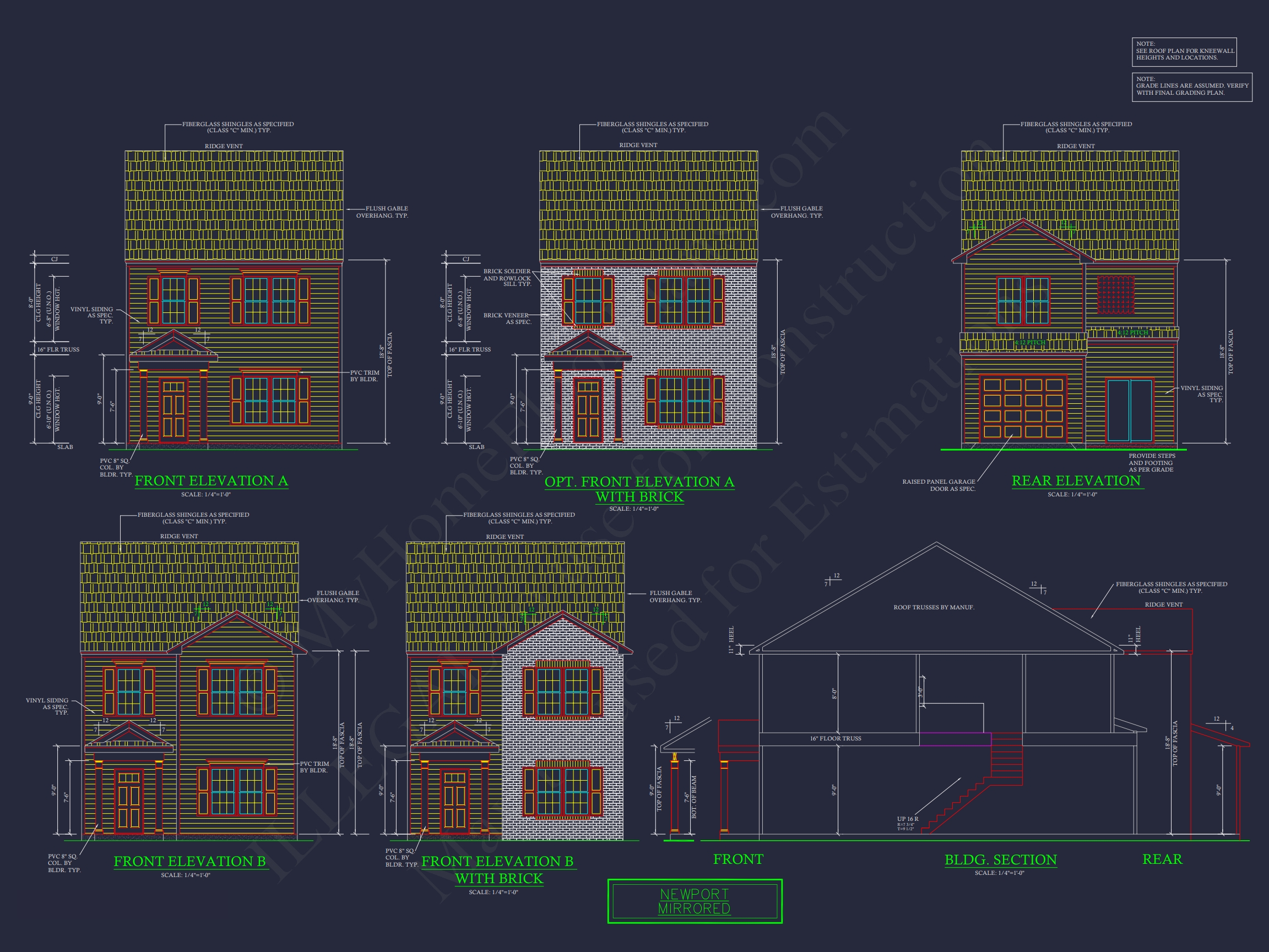 Elegant 2-Story House Plan with Traditional Design