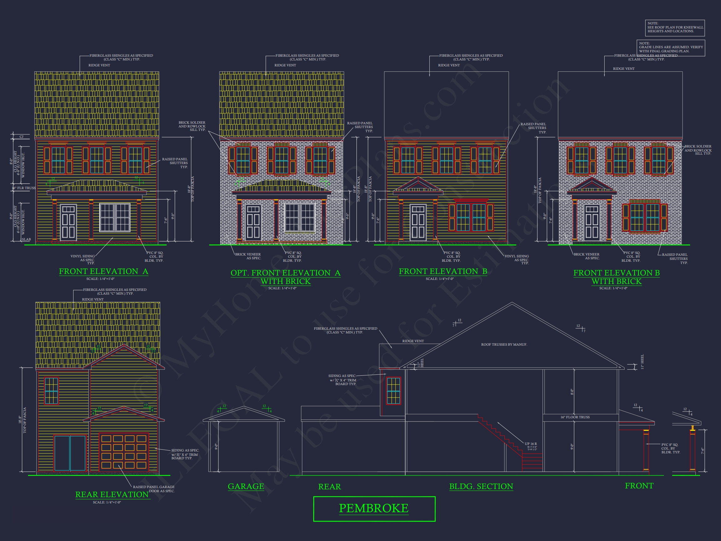 Elegant 2-Story House Plan with Traditional Design