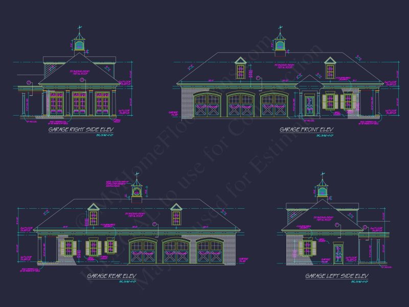 Spacious 2-Story Garage Home Plan with Recreational Room & Breezeway
