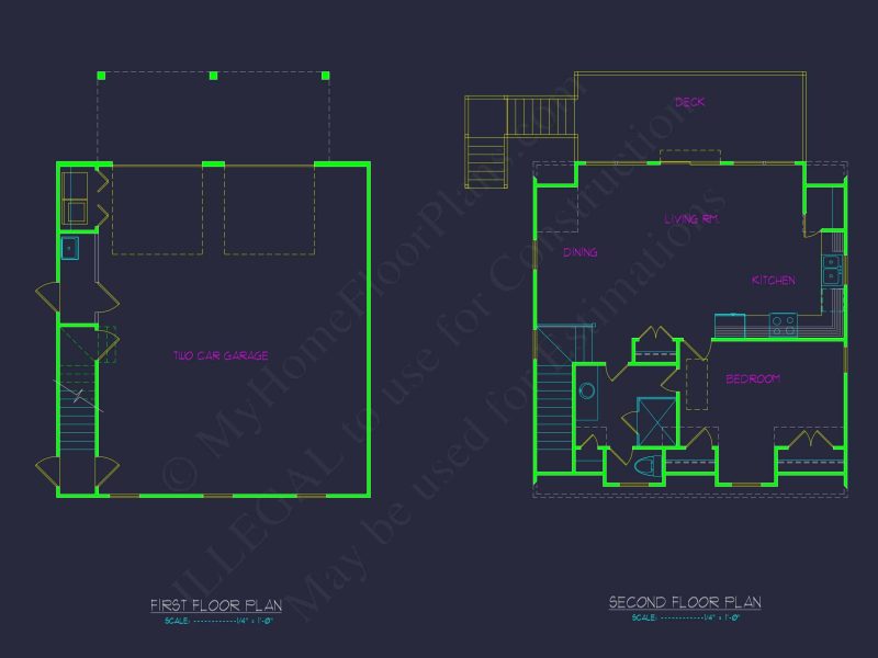 Affordable Ranch Home Floor Plan with Open Layout and 3 Bedrooms
