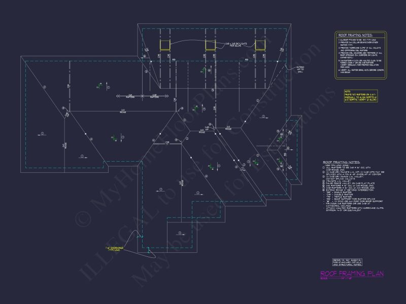 Single-Story Ranch House Plan with Open Layout and 3-Car Garage
