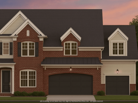 Spacious 3-Story Home Plan with 4 Beds, 3-Car Garage & CAD Designs
