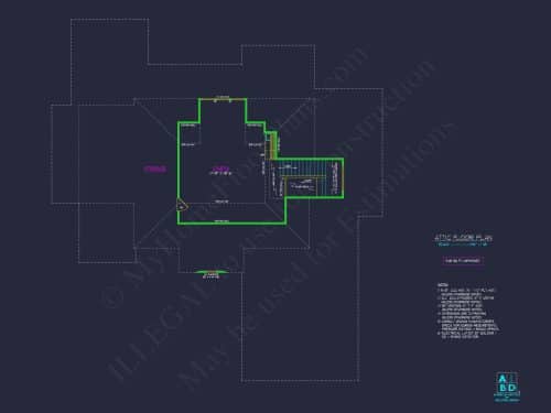 Traditional 5-Bedroom House Plan with 3-Car Garage | Blueprints & CAD Files
