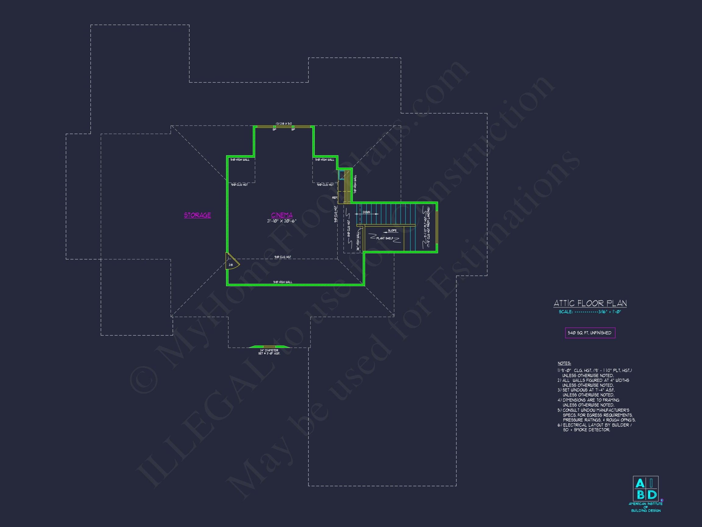 Traditional 5-Bedroom House Plan with 3-Car Garage | Blueprints & CAD Files