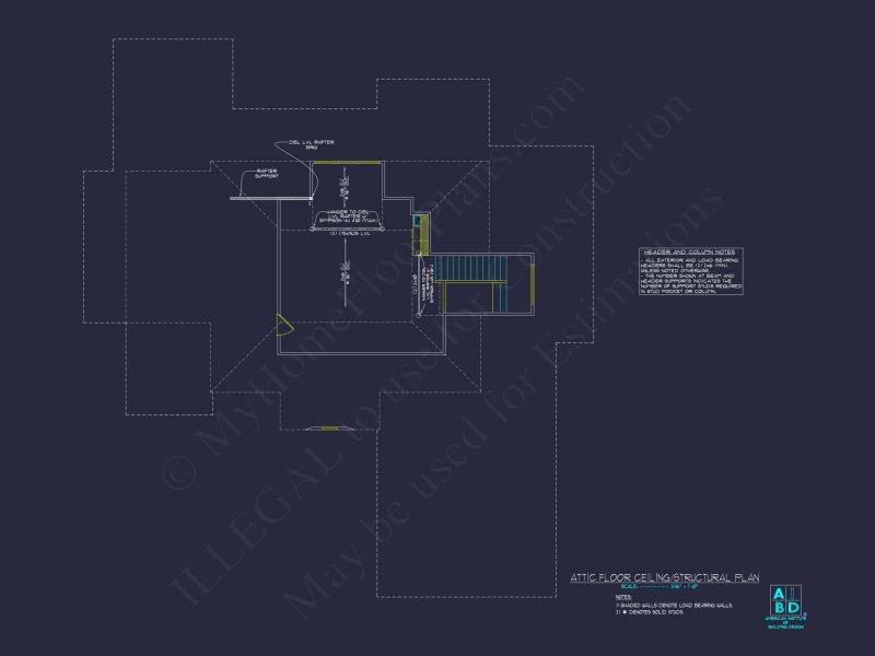 Traditional 5-Bedroom House Plan with 3-Car Garage | Blueprints & CAD Files