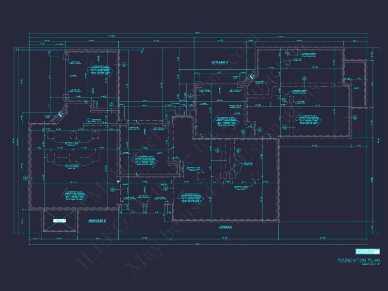 Luxury Triplex House Plan with Modern CAD Designs & Spacious Layout