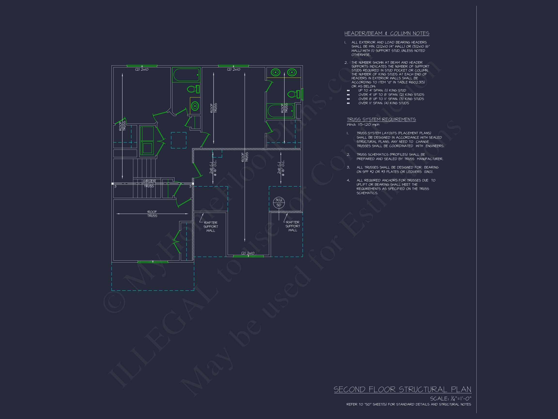 Modern 2-Story House Plan with Open Floor Layouts and Craftsman Curb Appeal