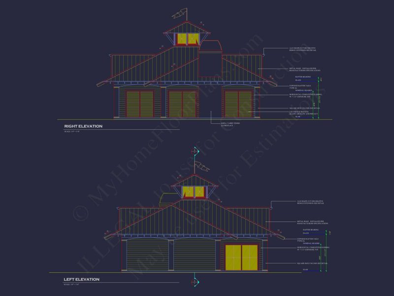 Modern Pool and Clubhouse Floor Plan with CAD Designs