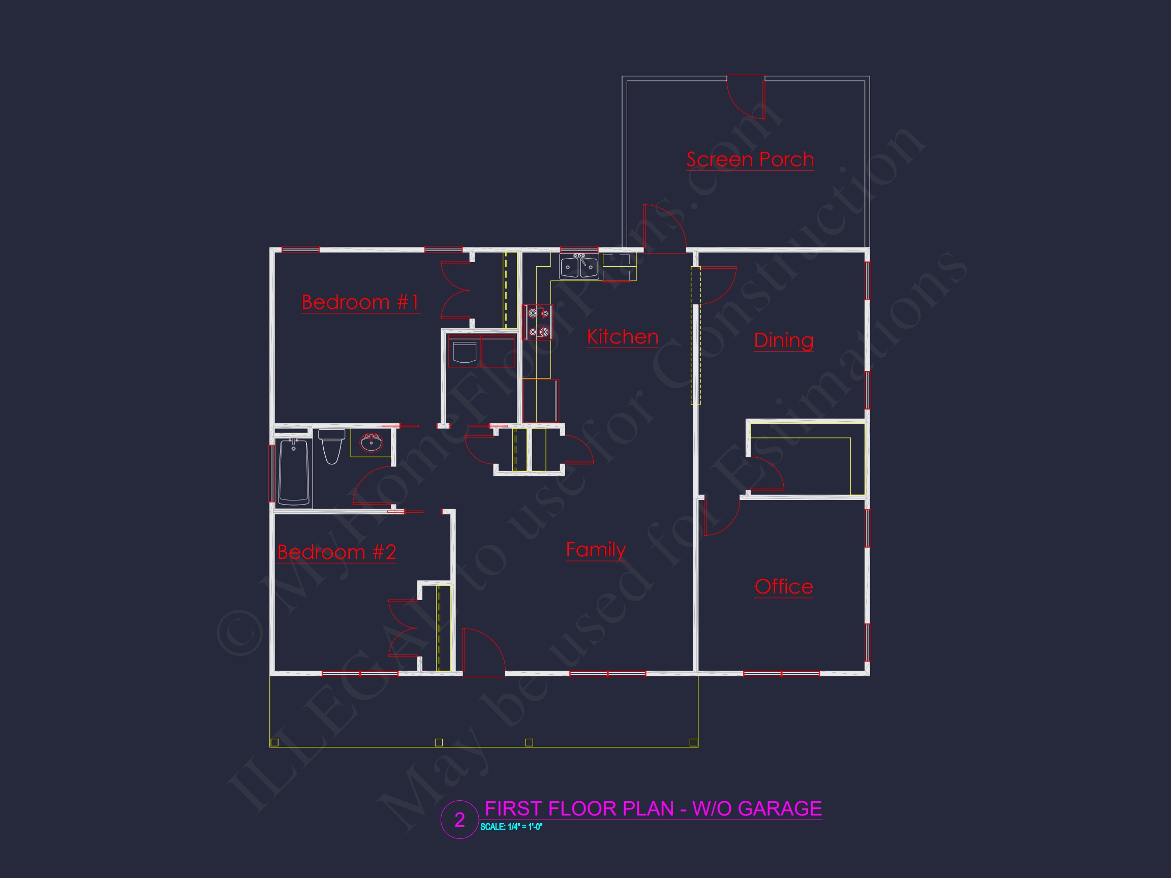Efficient Small Home Plan with Garage – Floor Plan CAD & Designs