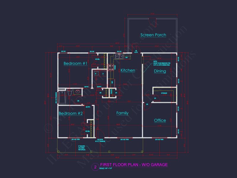 Efficient Small Home Plan with Garage – Floor Plan CAD & Designs