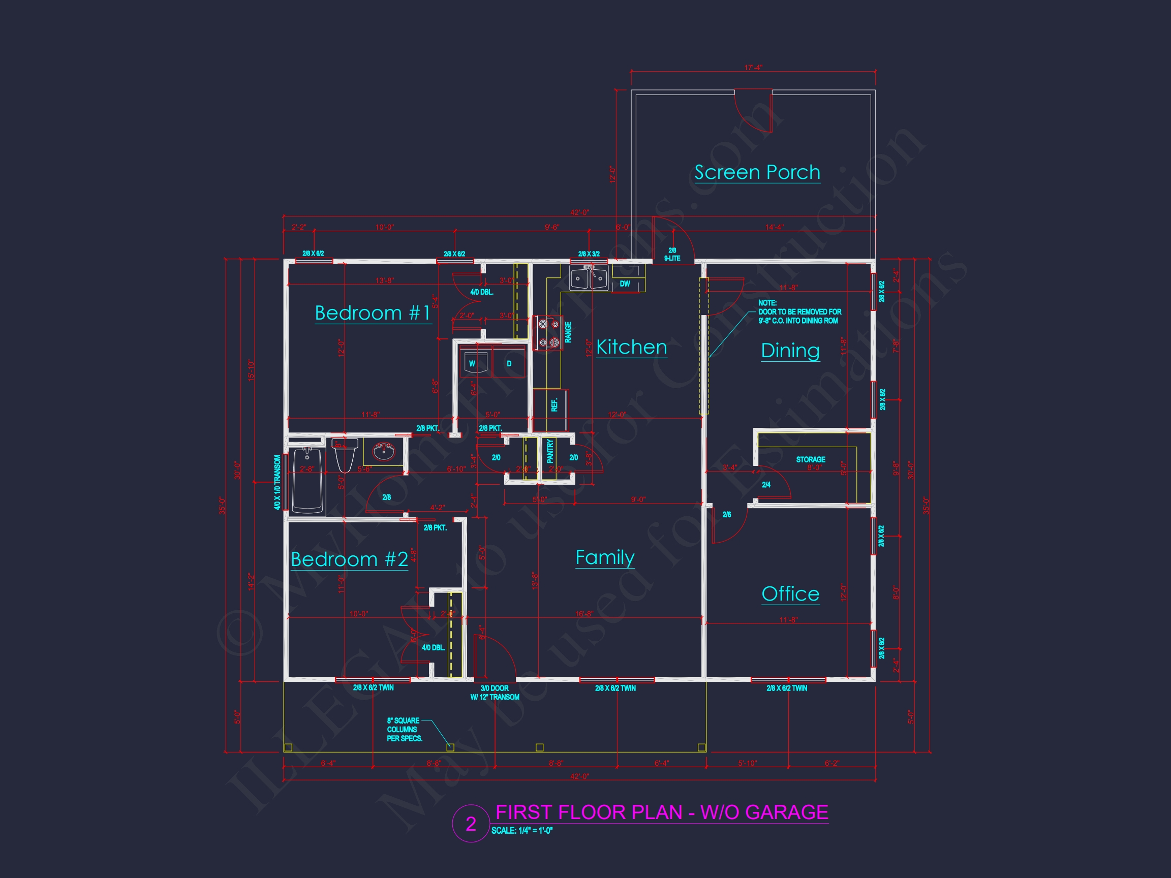 Efficient Small Home Plan with Garage – Floor Plan CAD & Designs