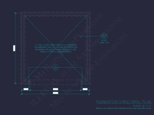 Garage & Workshop House Plan with CAD Blueprints and Designs