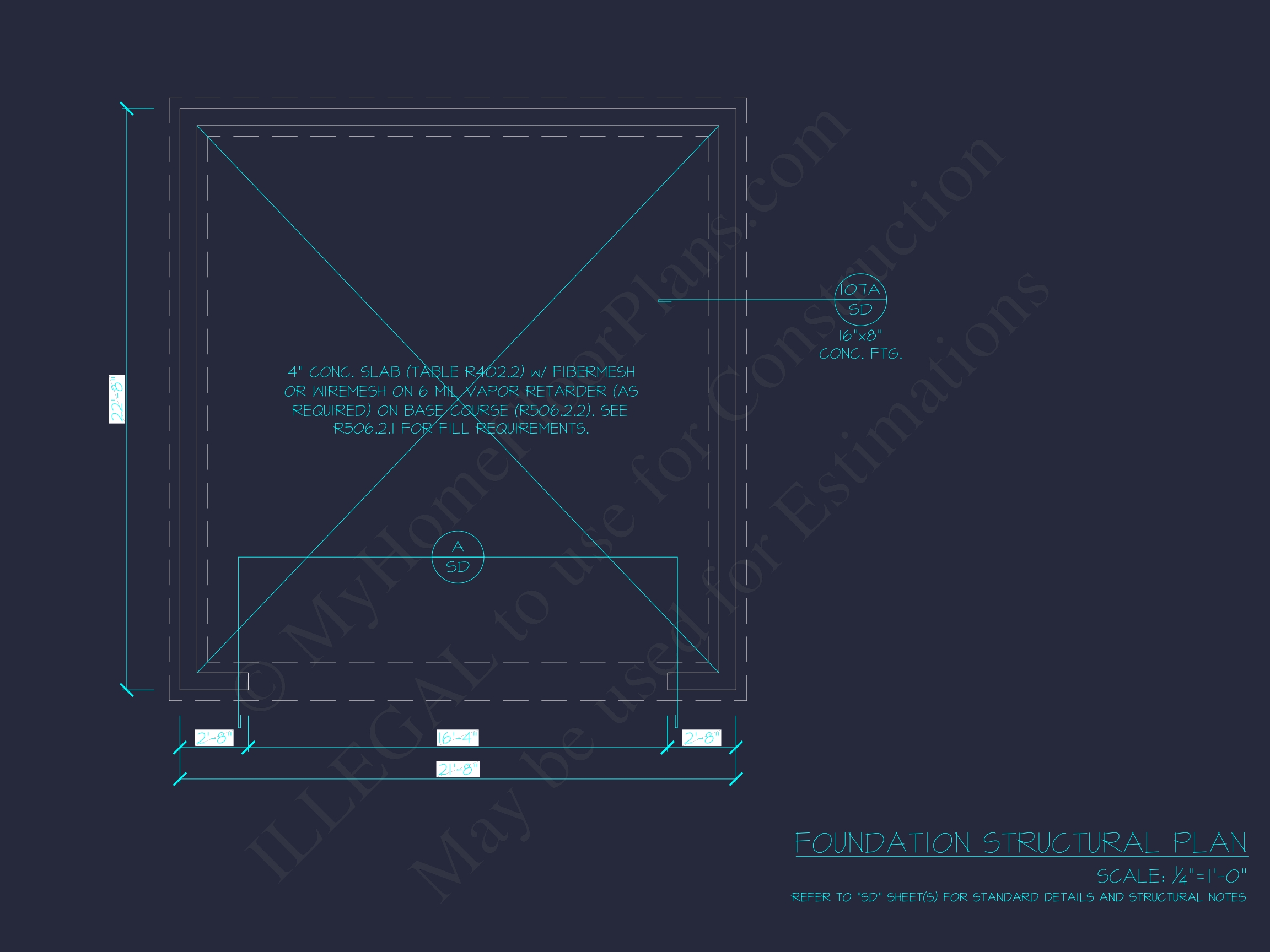 Garage & Workshop House Plan with CAD Blueprints and Designs