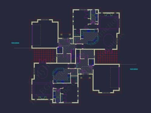 Modern 2-Story House Plan with Balcony, Bonus Room & Vaulted Ceilings