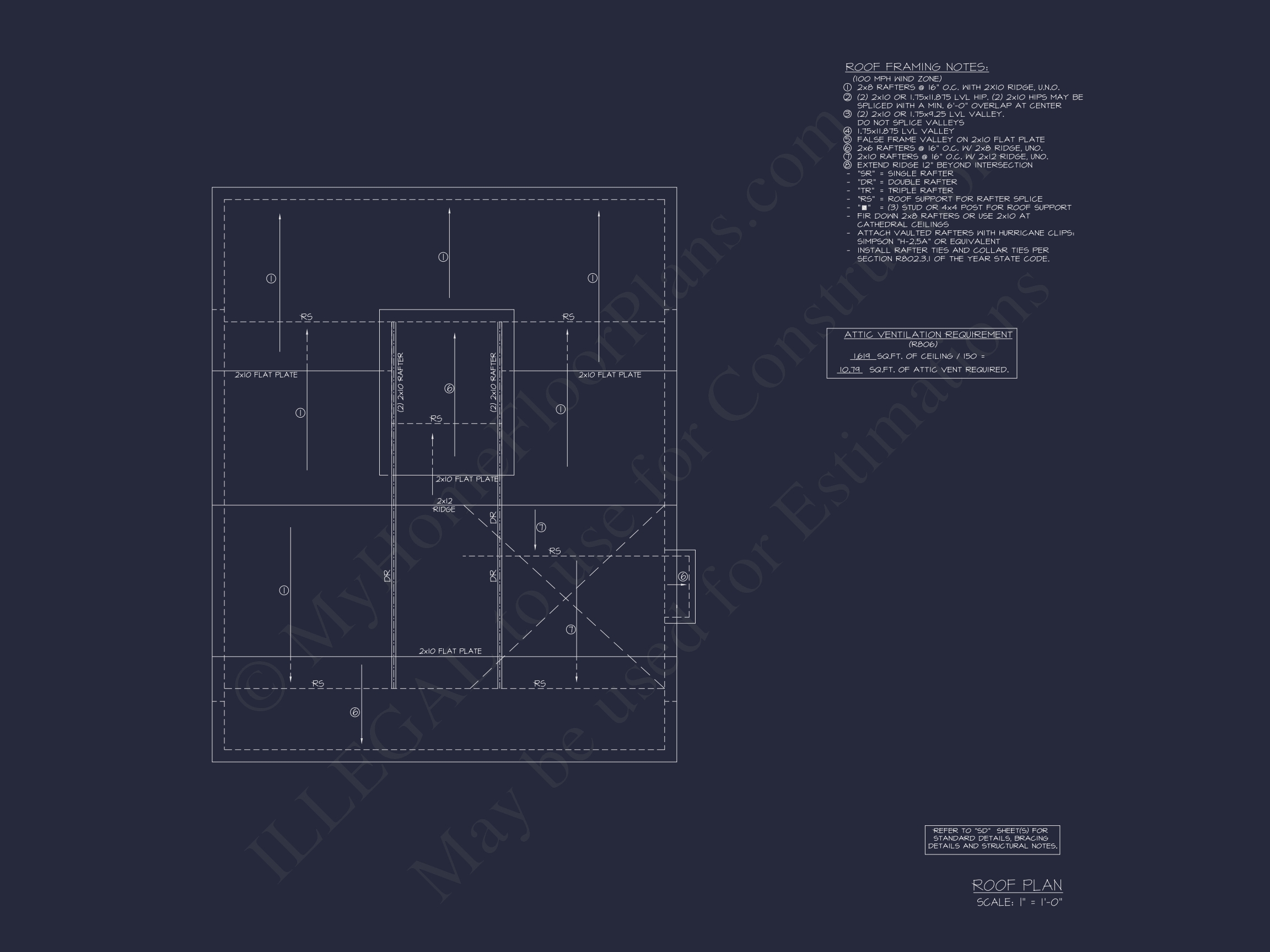 Elegant Home Plan & Floor Design 2-Bedroom Classic Blueprint (9)