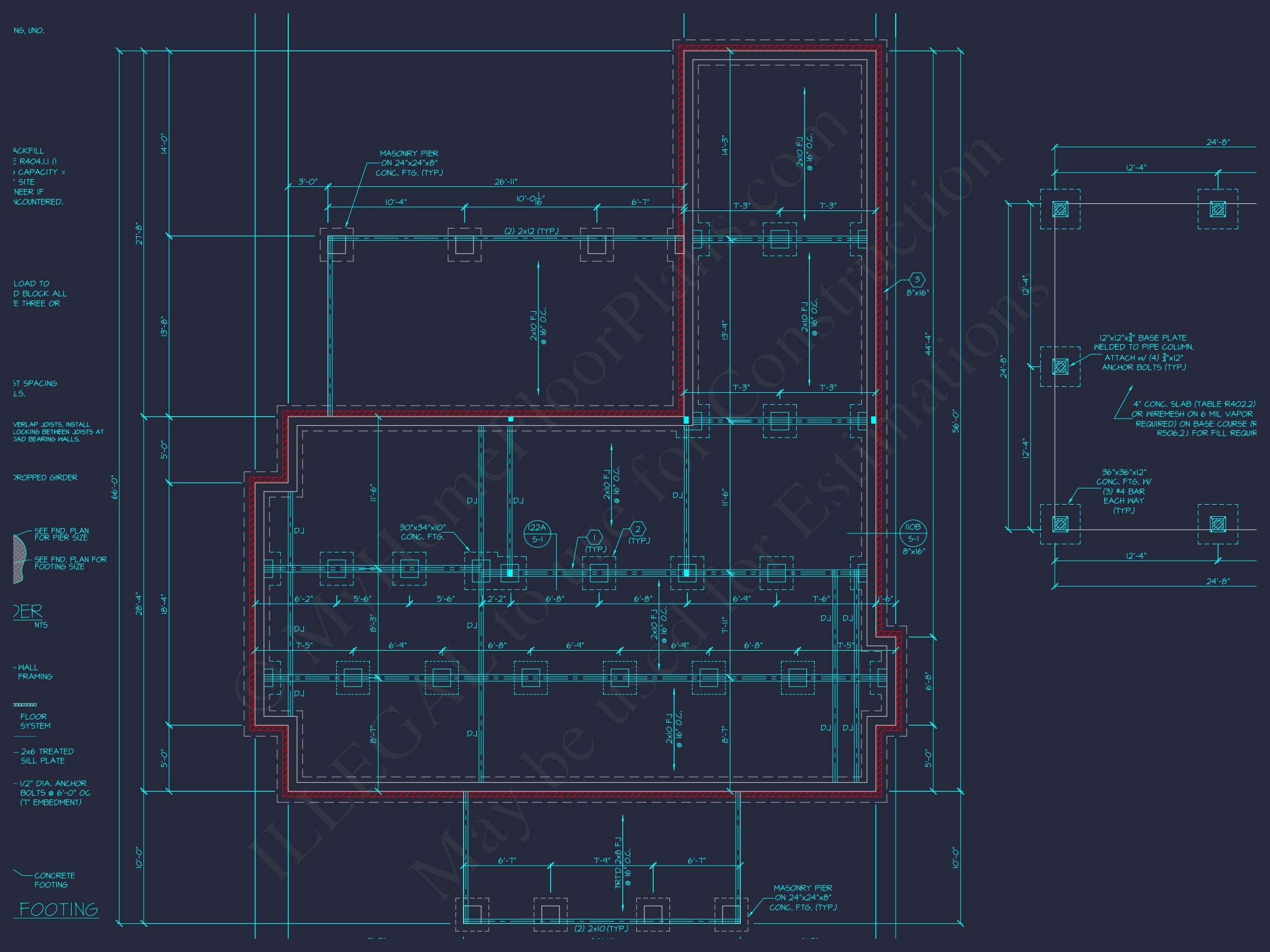 Elegant Home Plan with Blueprint for Modern Family Living