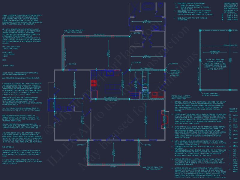 Elegant Home Plan with Blueprint for Modern Family Living