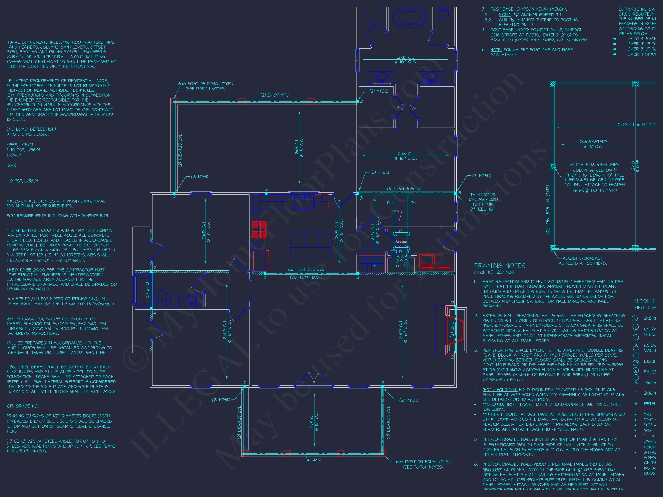 Elegant Home Plan with Blueprint for Modern Family Living