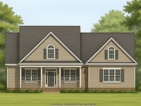 Beautiful Home Blueprint Design with Open Floor Plan and CAD Files