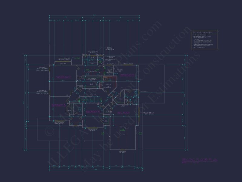 Spacious Home Plan with Modern Architecture & CAD Designs