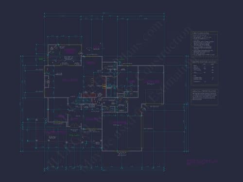 Spacious Home Plan with Modern Architecture & CAD Designs