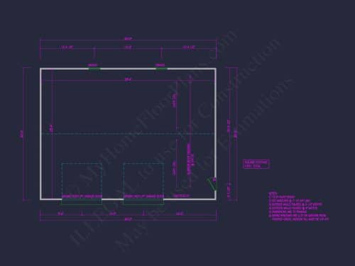 Versatile Garage House Plan with CAD Designs & Vaulted Ceilings