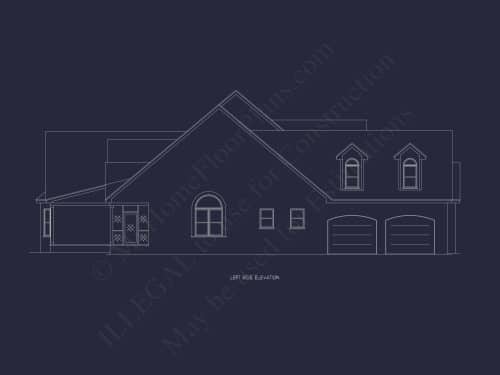 Luxury House Plan with Spacious Floor Plan, CAD Designs & Blueprint