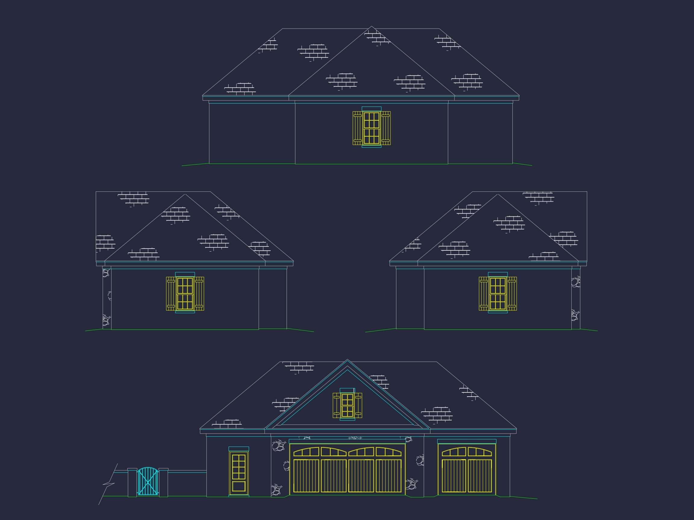 Spacious Garage Floor Plan with Workshop and Brick Exterior