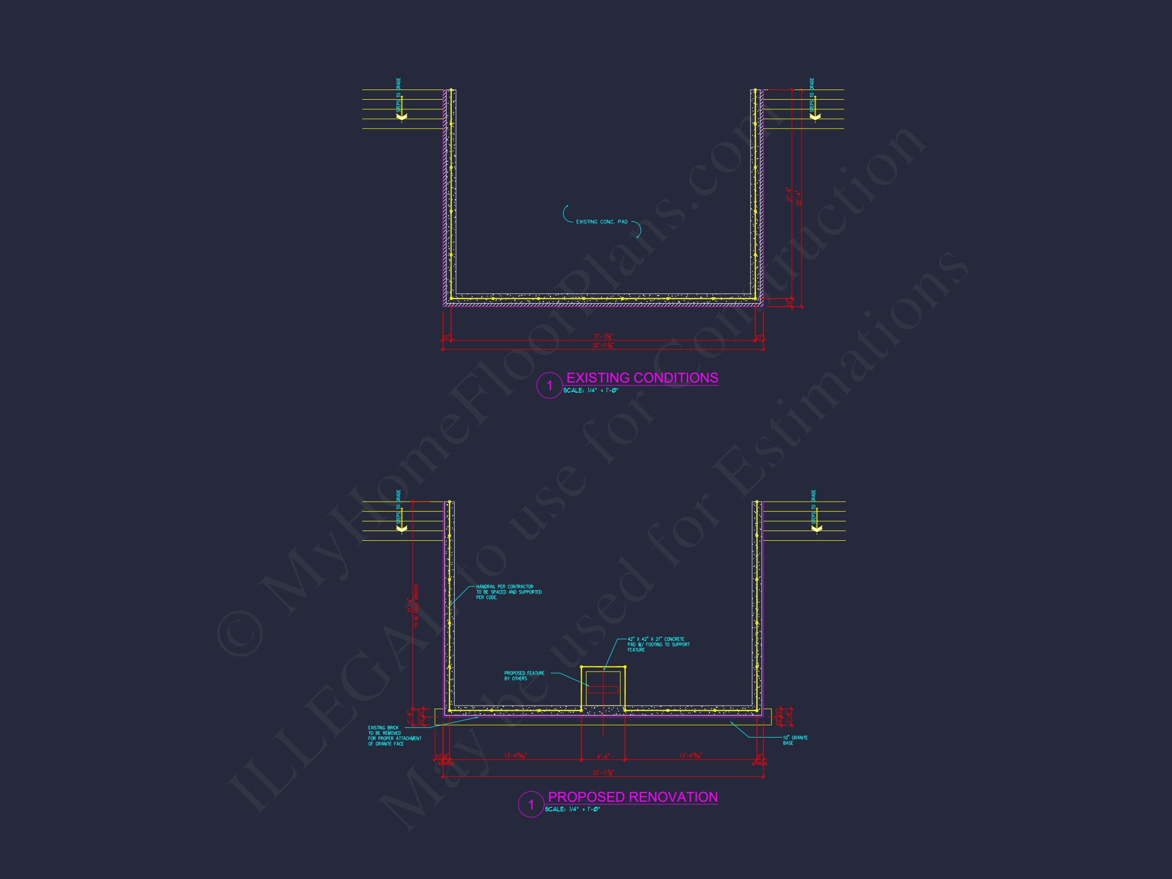 Memorial Wall CAD Design with Detailed Architectural Blueprints