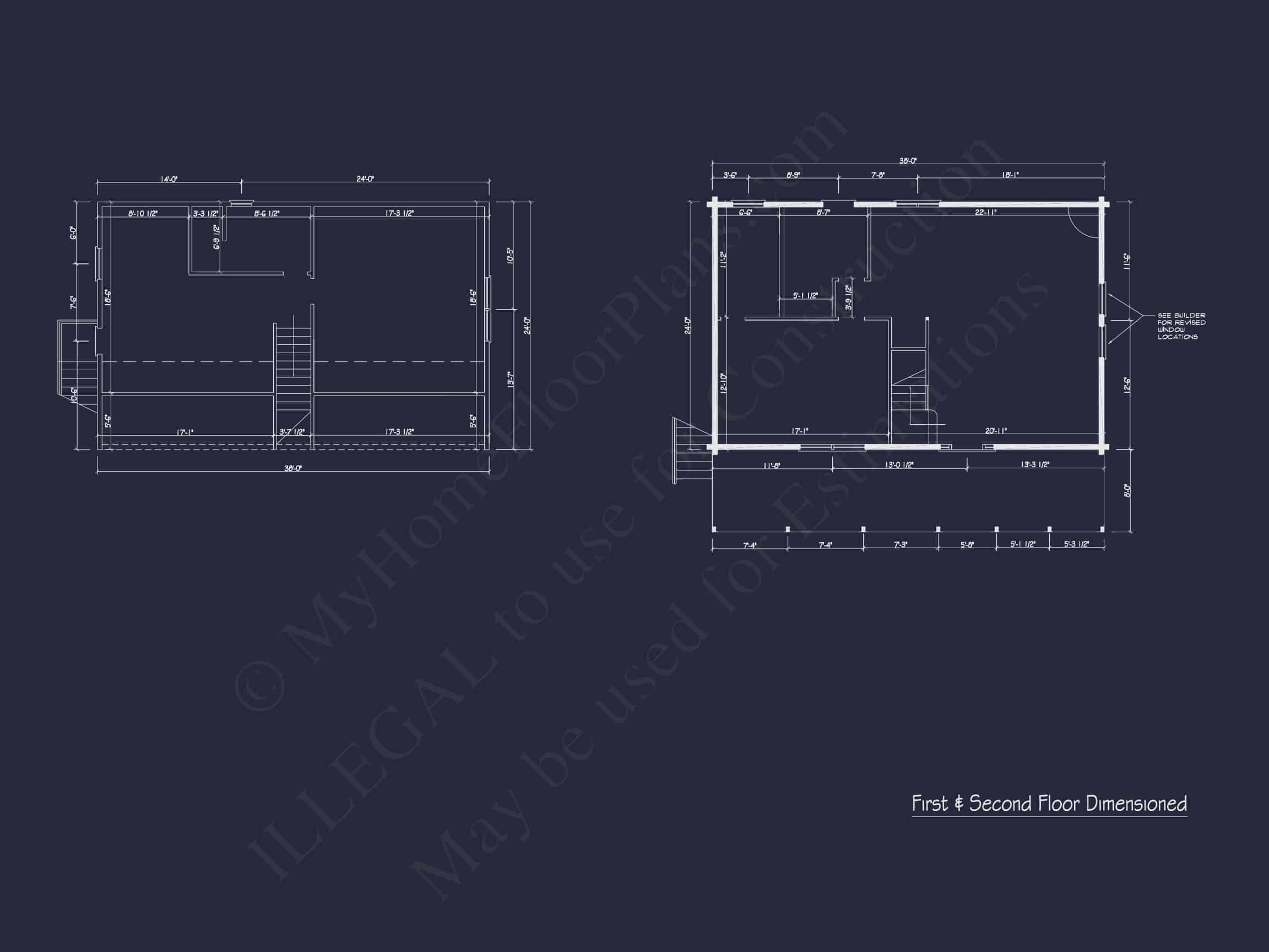 Charming Log Cabin House Plan with Open Floor Design and CAD Blueprints