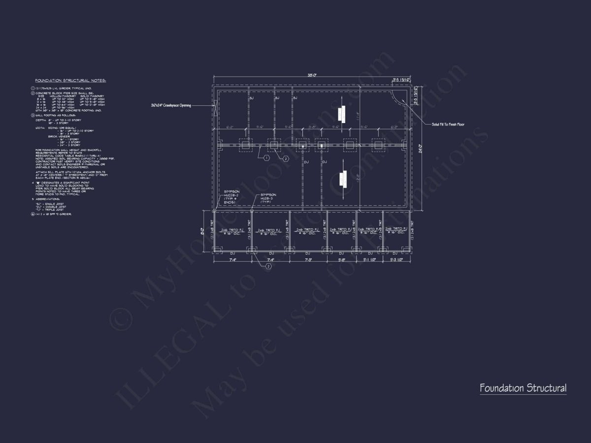 Charming Log Cabin House Plan with Open Floor Design and CAD Blueprints