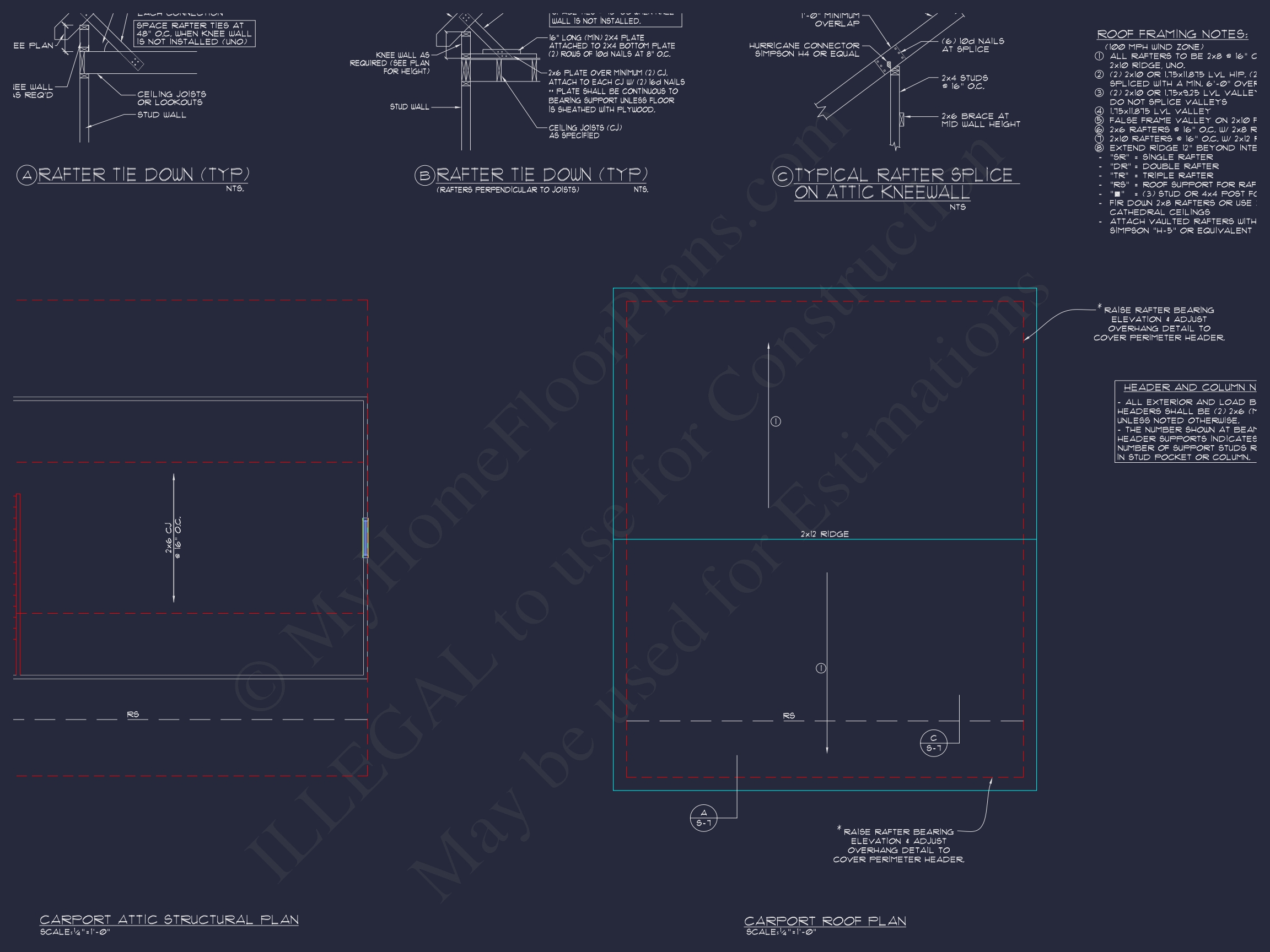 Spacious Garage Plan with Workshop - Architectural Design Blueprint