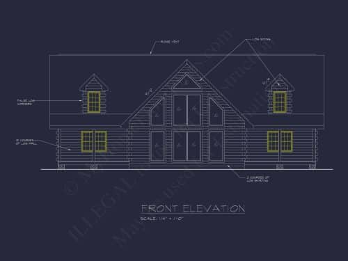 Stunning 2-Story House Plan with Modern Floor Plans & CAD Designs