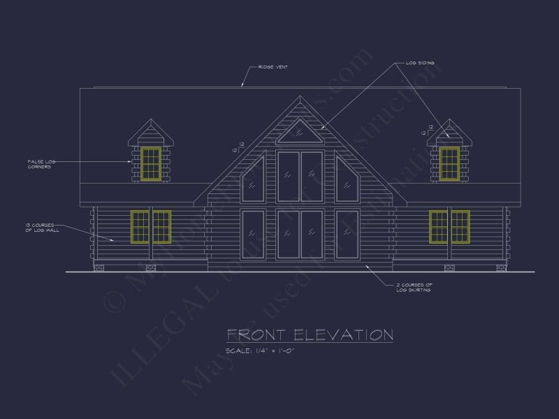Stunning 2-Story House Plan with Modern Floor Plans & CAD Designs