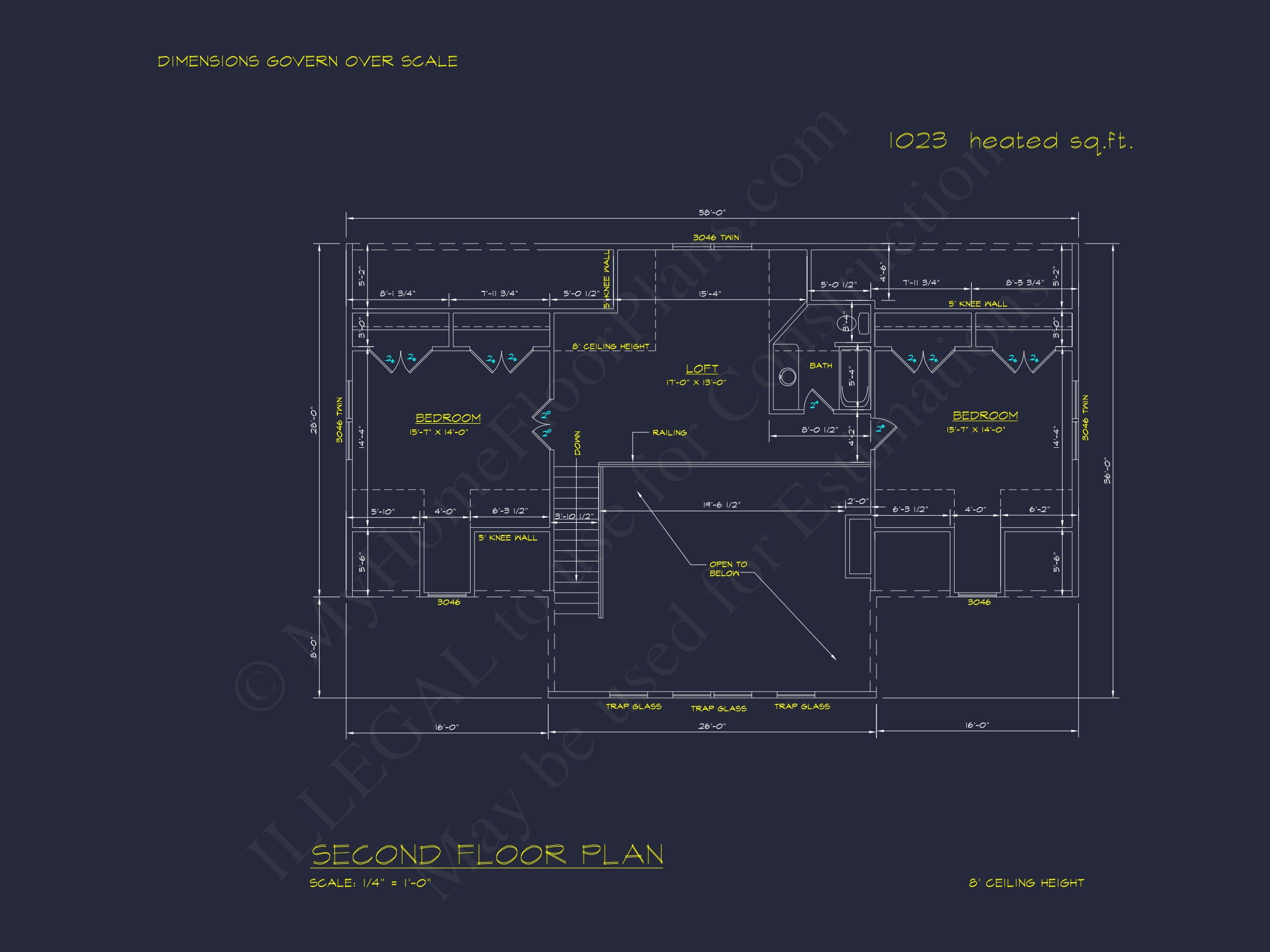 Stunning 2-Story House Plan with Modern Floor Plans & CAD Designs