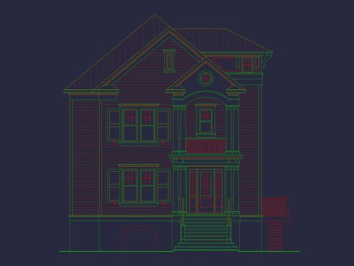 Elegant-Home-Plan-with-Victorian-Style-CAD-Architecture-Designs