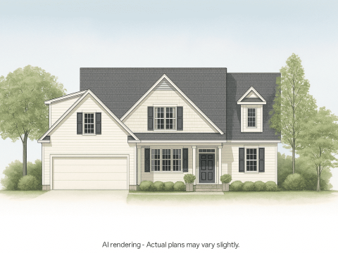 Modern Craftsman Home Design with Luxury 2-Story Floor Plan