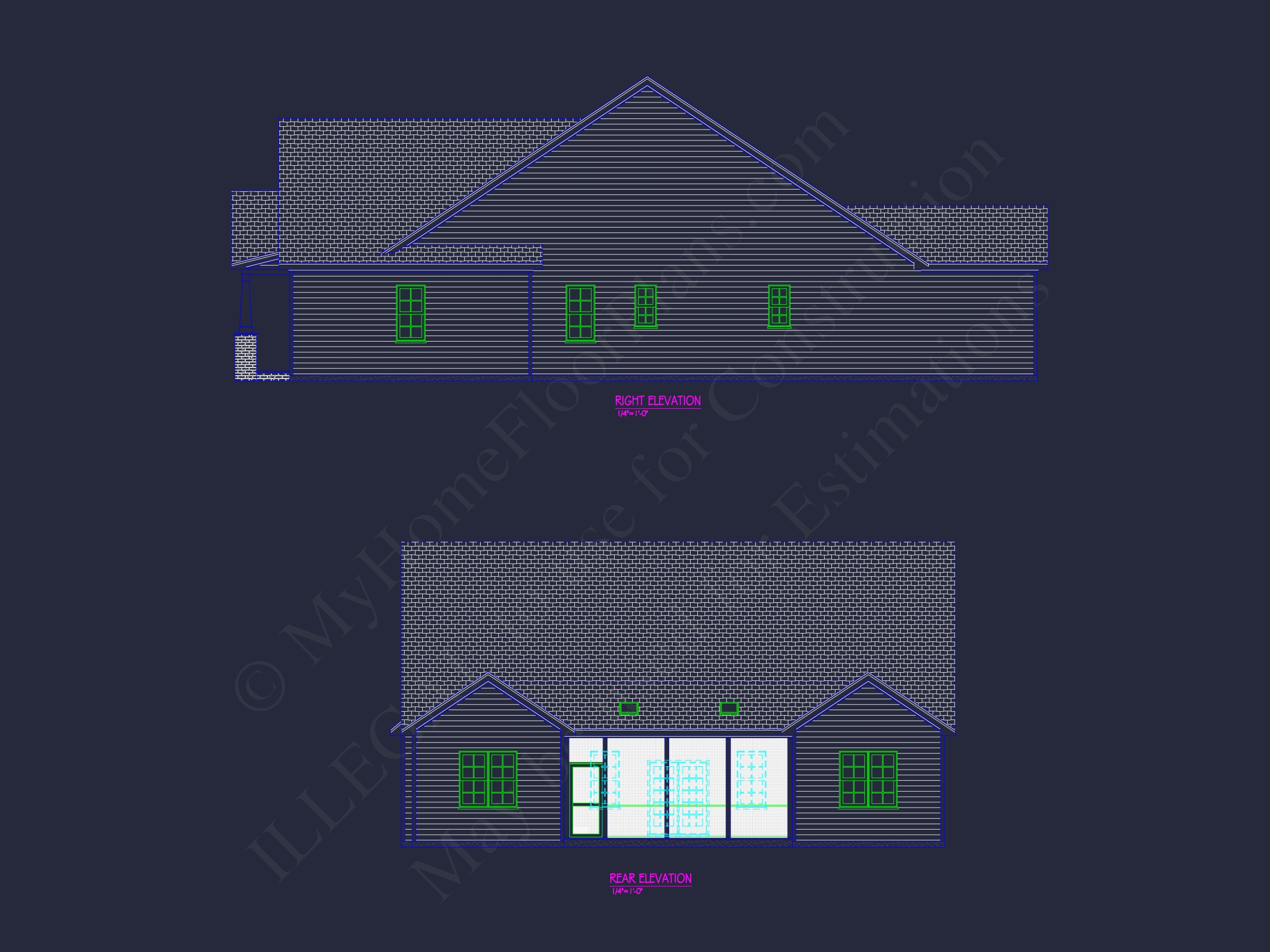 Spacious 1-Story 5-Bedroom House Plan with Modern Craftsman Design