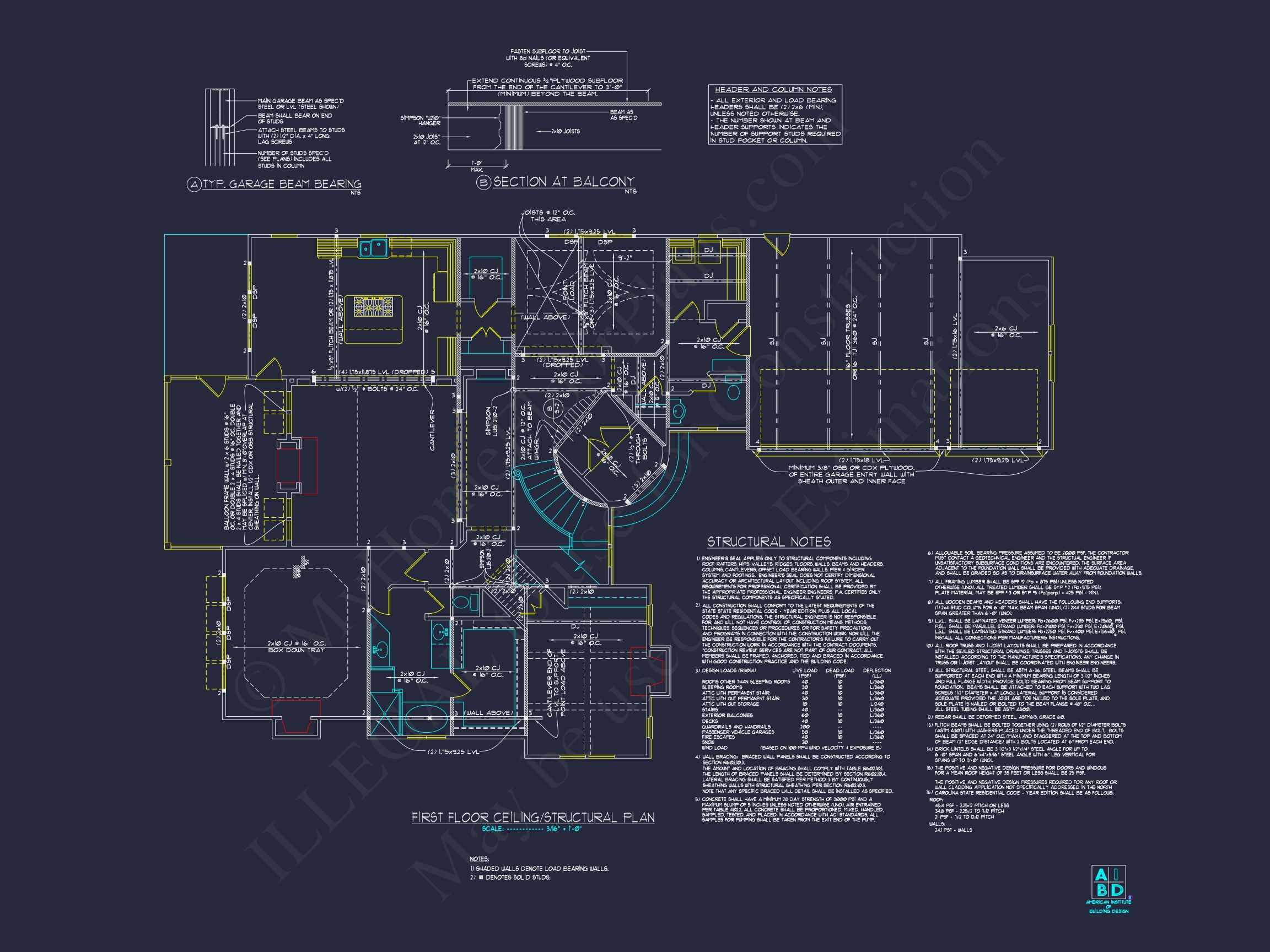 Stunning 2-Story Home Plan with Detailed CAD Designs