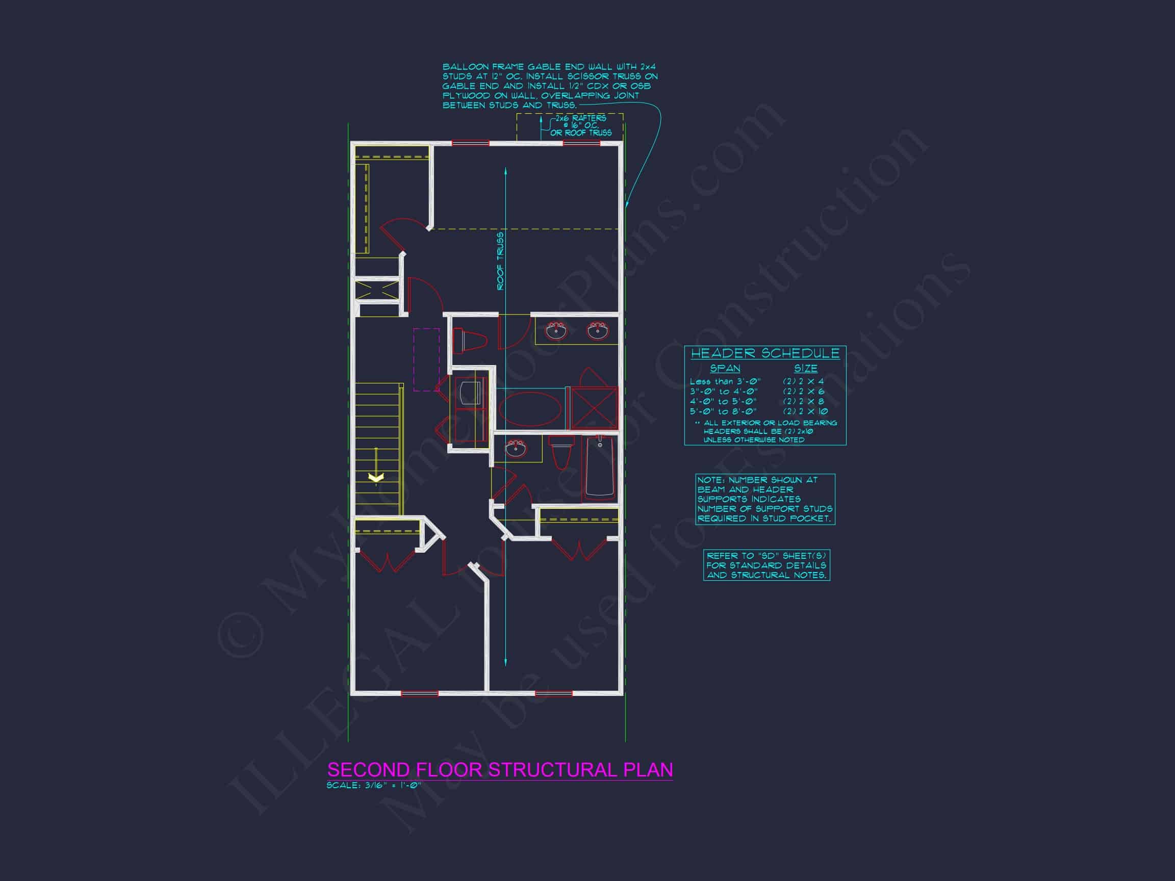 Charming Townhome Floor Plan with CAD & Blueprint Designs
