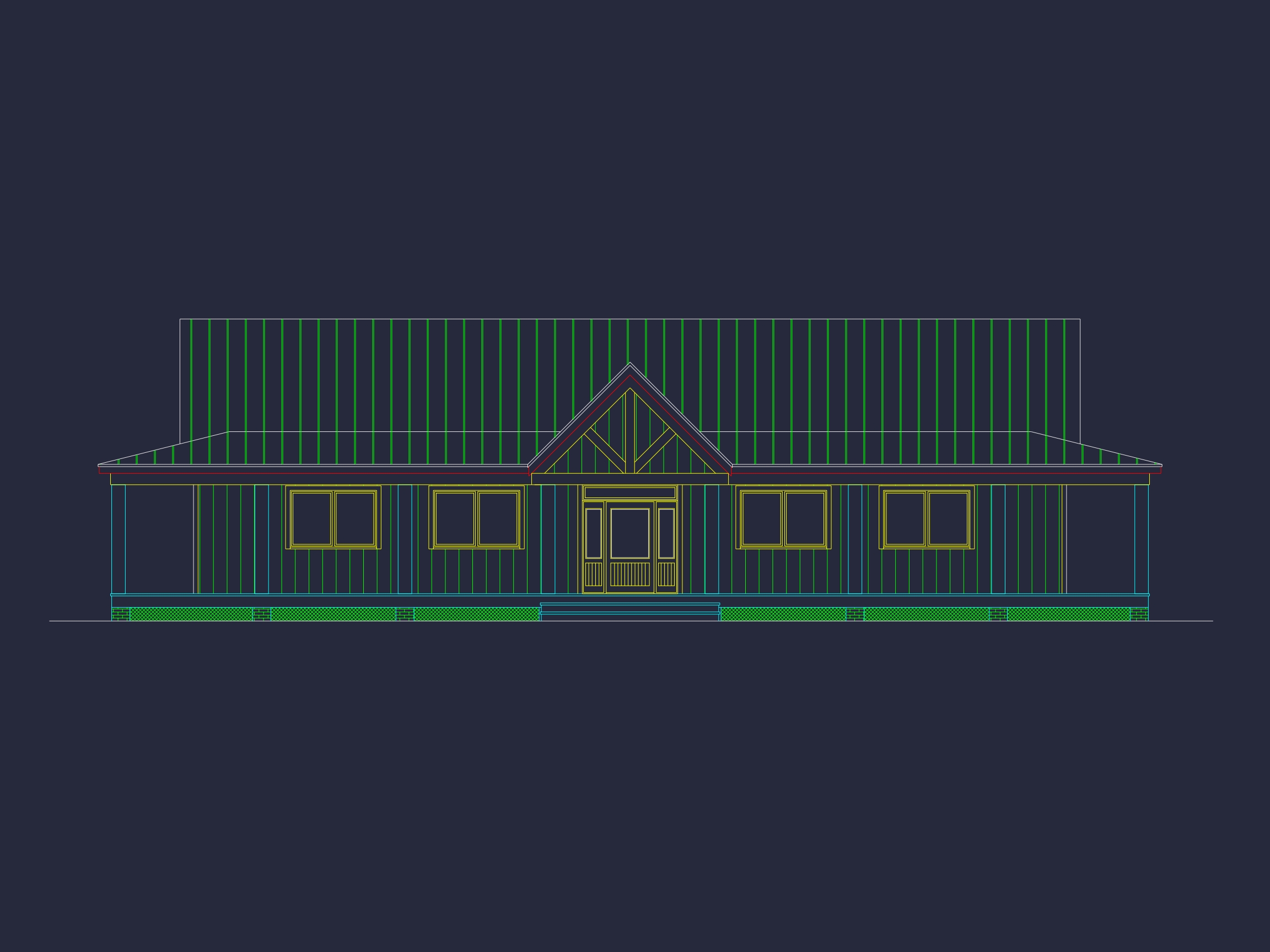 Efficient House Floor Plan 3 Bedrooms with Layout & CAD (5)